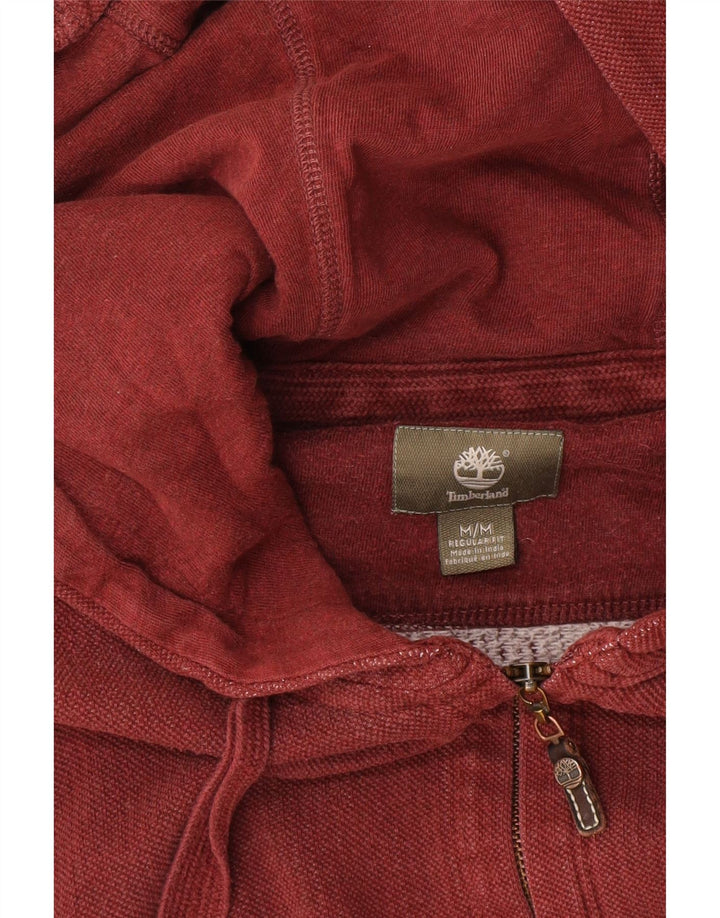 Ανδρικό πουλόβερ με κουκούλα με φερμουάρ Timberland, μεσαίο μπορντό