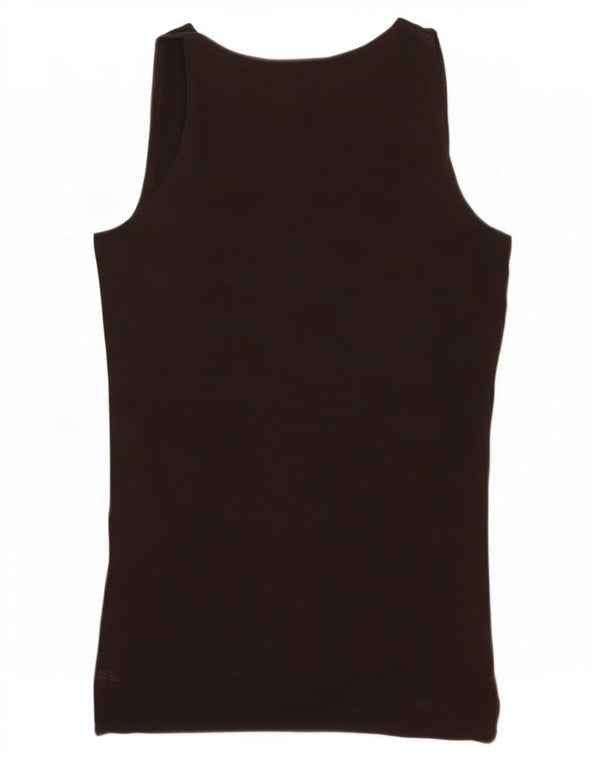 Massimo Dutti Γυναικείο Γιλέκο Τοπ UK 8 Μικρό Καφέ