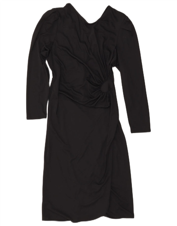 Vintage γυναικείο φόρεμα με θήκη IT 42 Μεσαίο Μαύρο Πολυεστέρα