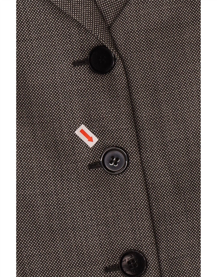 MOSCHINO Γυναικείο φθηνό και κομψό σακάκι blazer UK 14 Large Grey Classic