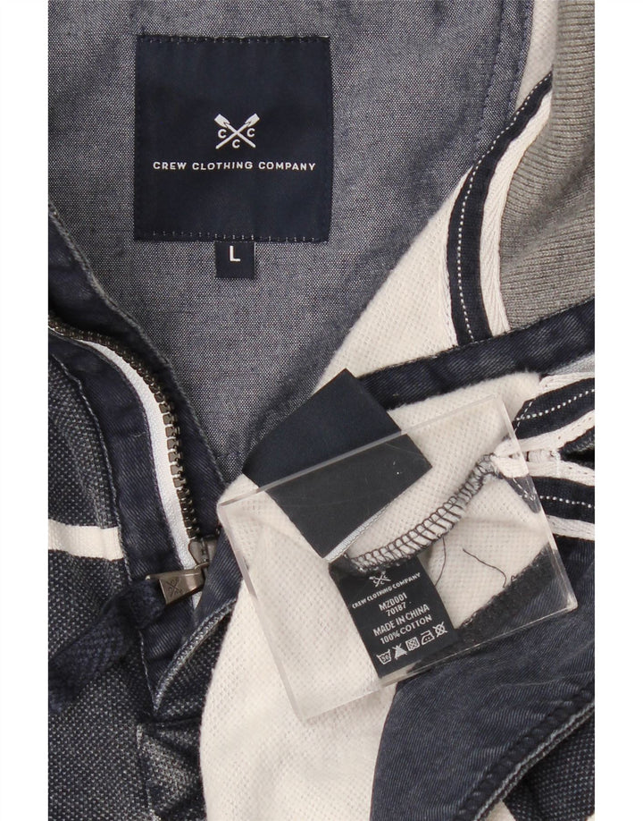 ΕΝΔΥΜΑΤΑ ΠΛΗΡΩΜΑΤΟΣ Ανδρικό φούτερ με φερμουάρ πουκάμισο μεγάλο μπλε ριγέ