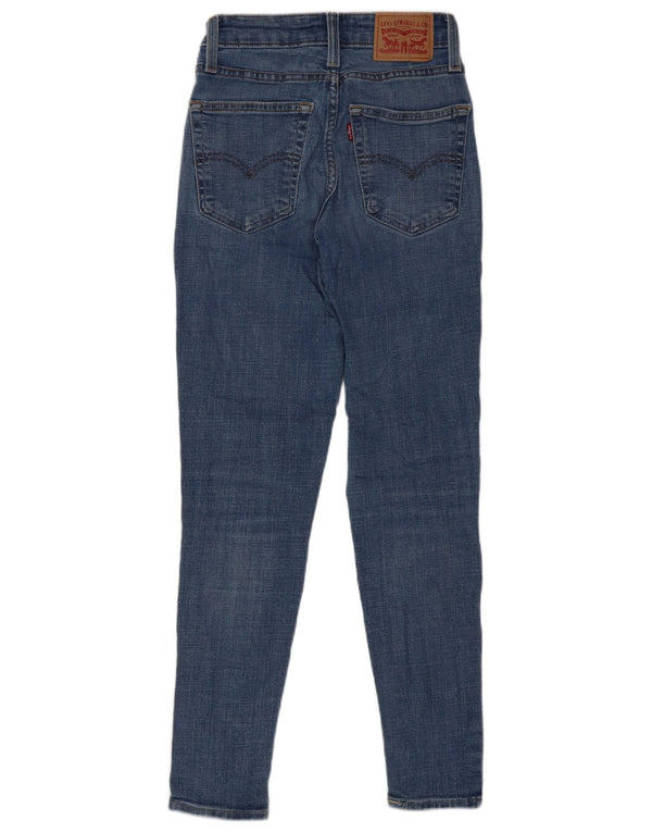 Levi's γυναικείο 721 ψηλό ψηλό στενό τζιν W25 L28 μπλε βαμβακερό