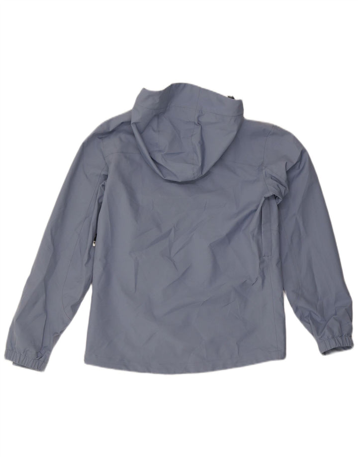 Kappa Γυναικείο μπουφάν βροχής με κουκούλα UK 14 Large Blue Polyester
