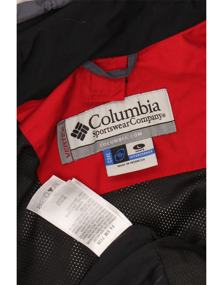 Ανδρικό μπουφάν COLUMBIA Interchange Windbreaker UK 40 Large Red Colourblock