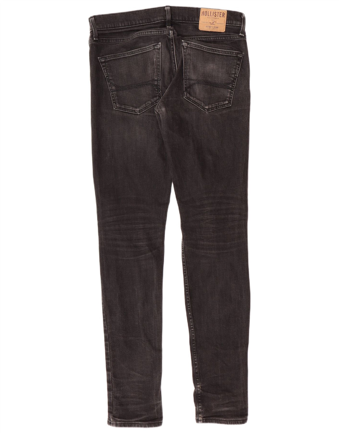 Ανδρικό Skinny Jeans HOLLISTER W32 L34 Μαύρο βαμβακερό