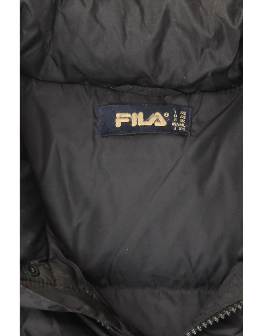 Fila Mens Padded Gilet IT 52 XL Μαύρο Πολυαμίδιο