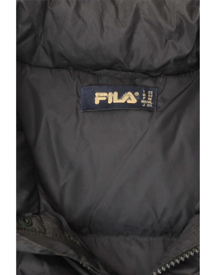 Fila Mens Padded Gilet IT 52 XL Μαύρο Πολυαμίδιο