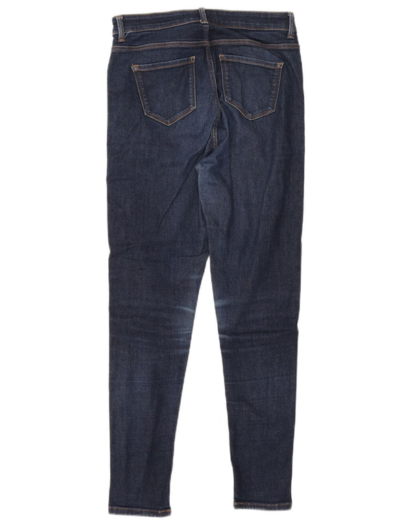 Marks & Spencer Γυναικεία Skinny Jeans UK 10 Small W28 L27 Navy Blue
