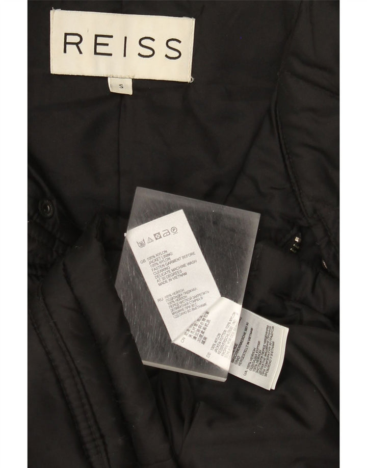 Ανδρικό καπιτονέ μπουφάν Reiss UK 36 Small Black Nylon