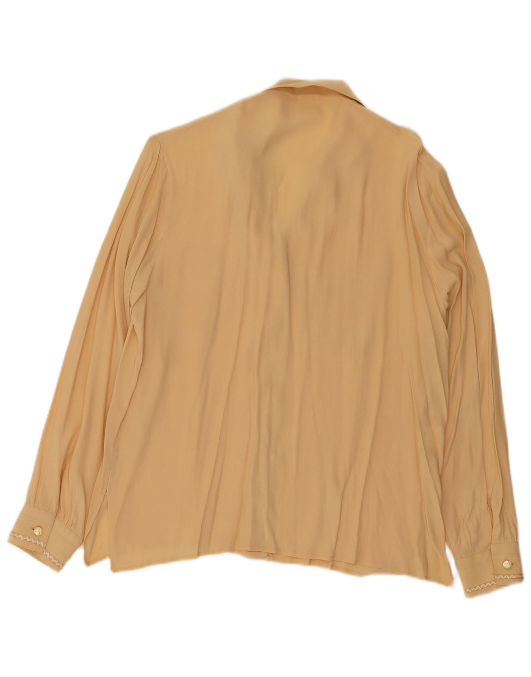 Vintage Γυναικείο Πουκάμισο Μπλούζα IT 46 Large Beige Acetate