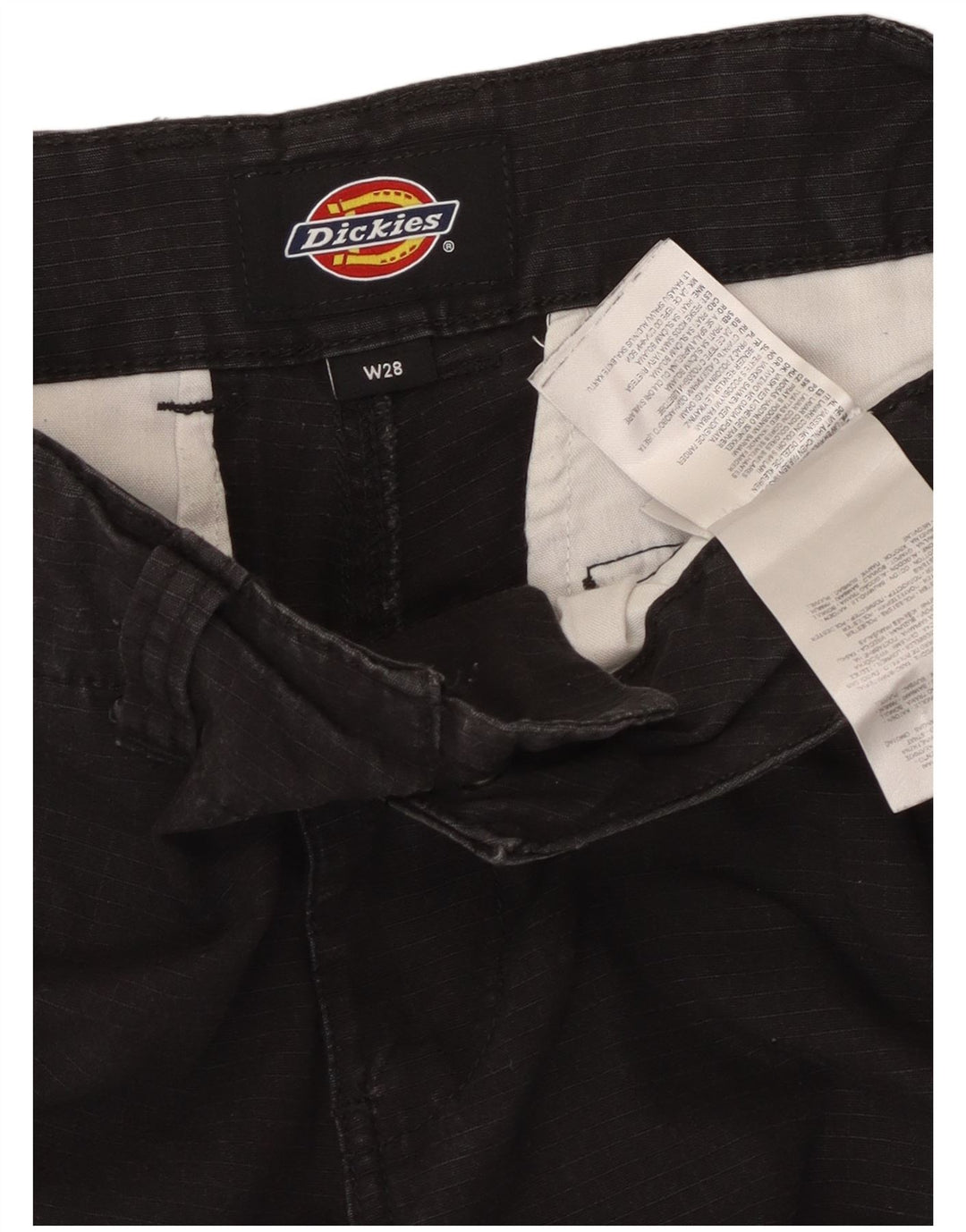 DICKIES Ανδρικό ίσιο παντελόνι Cargo W28 L29 Μαύρο βαμβακερό