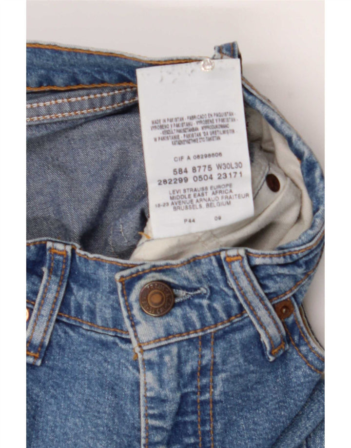 Γυναικείο τζιν Levi's Bootcut W30 L30 Μπλε βαμβακερό