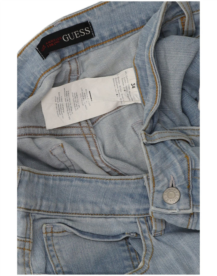 Ανδρικό τζιν ίσιο Guess W34 L34 Μπλε βαμβακερό