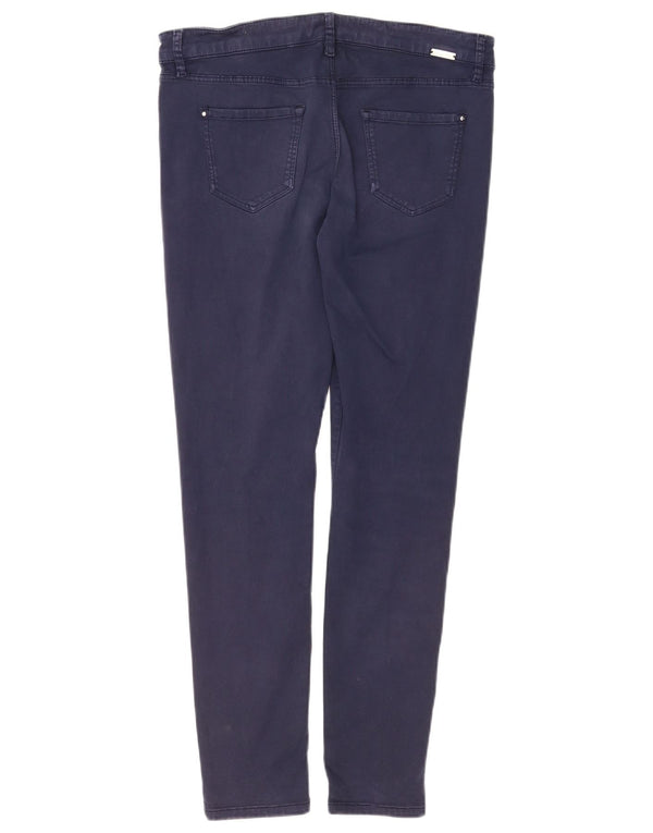 Massimo Dutti Γυναικείο Skinny Casual Παντελόνι EU 42 Large W32 L30 Navy Blue