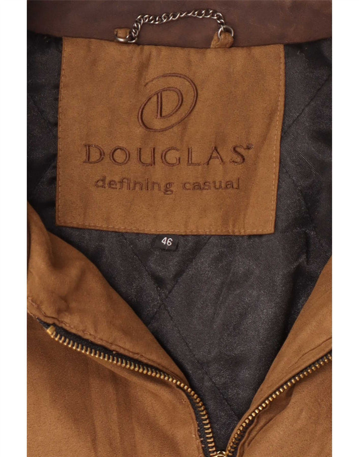 Ανδρικό Suede Jacket Douglas UK 46 3XL Beige Leather