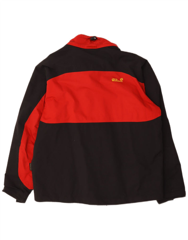 Ανδρικό Jack Wolfskin Windbreaker UK 44 XL Red Colourblock Polyamide