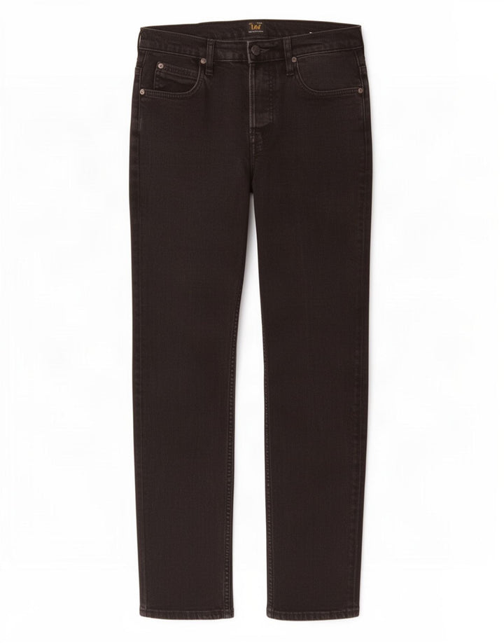 Lee Womens Powell Slim Jeans W30 L32 Μαύρο βαμβακερό