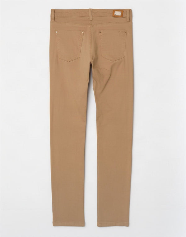 Zara Γυναικείο Skinny Casual Παντελόνι EU 38 Small W28 L30 Beige