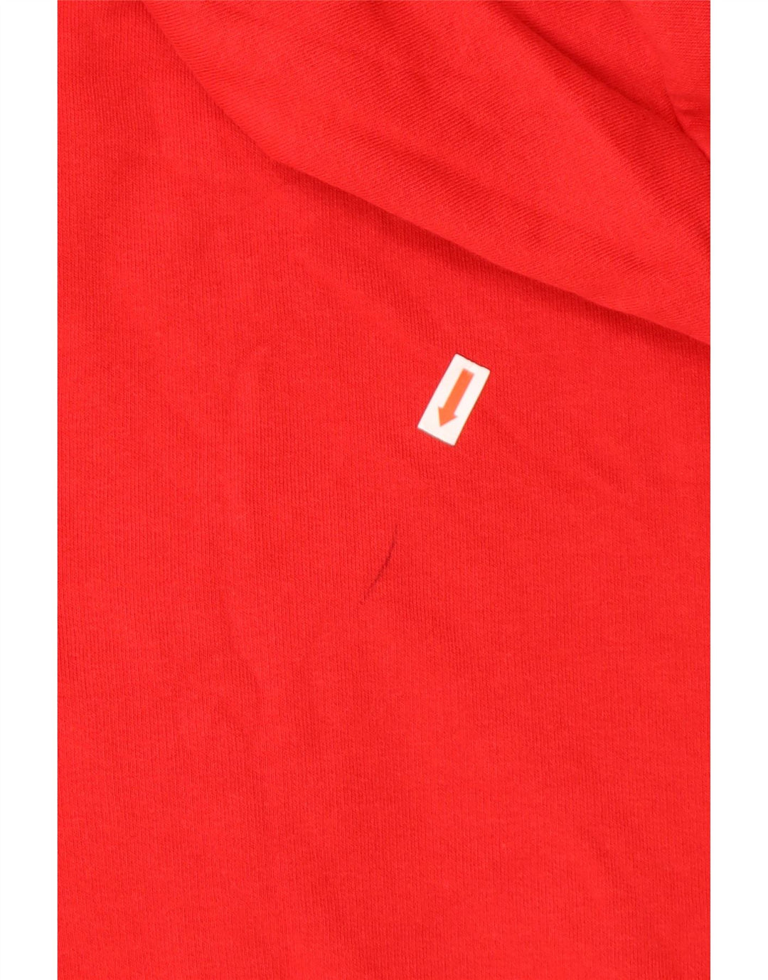 JACK & JONES Mens Graphic Hoodie Jumper Medium Red Cotton Vintage Jack & Jones and Second-Hand Jack & Jones from Messina Hembry 