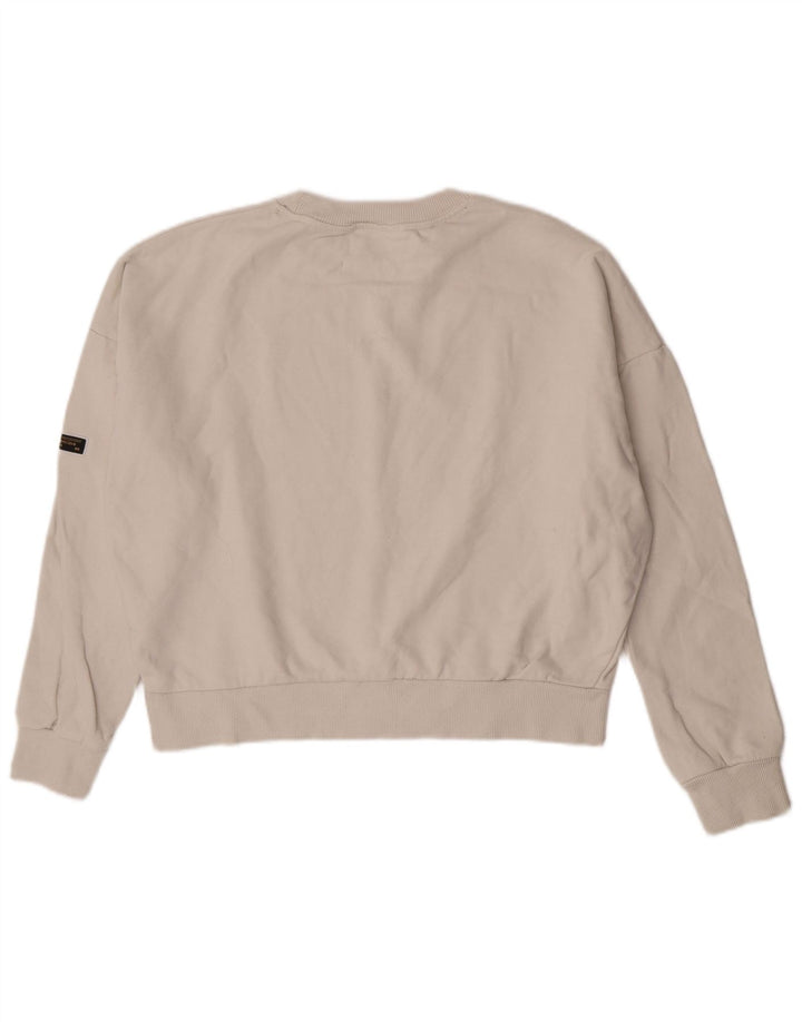 Superdry Γυναικεία Φούτερ με γραφικά υπερμεγέθη Jumper UK 16 Large White