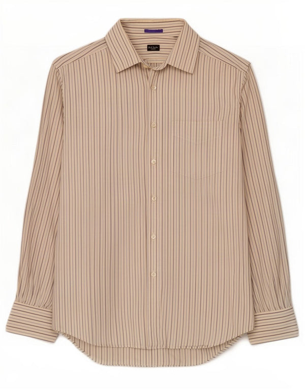 Ανδρικό πουκάμισο Paul Smith Μέγεθος 16 1/2 Large Λευκό Ριγέ