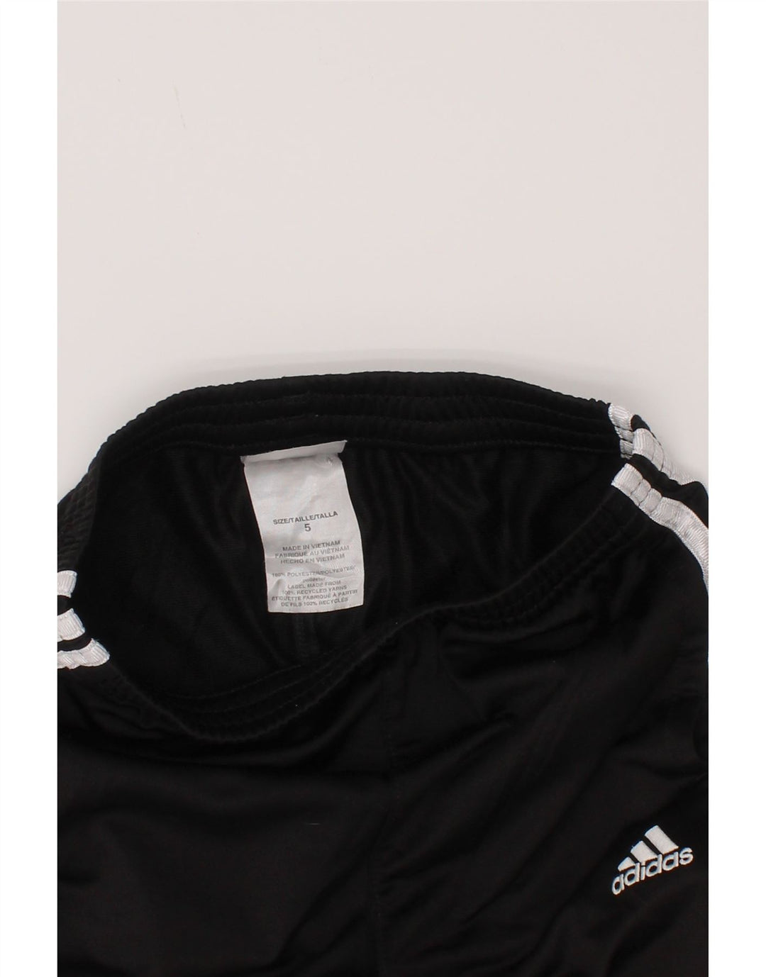 Παντελόνι αθλητικής φόρμας Adidas Boys 4-5 ετών Μαύρο Πολυεστέρα