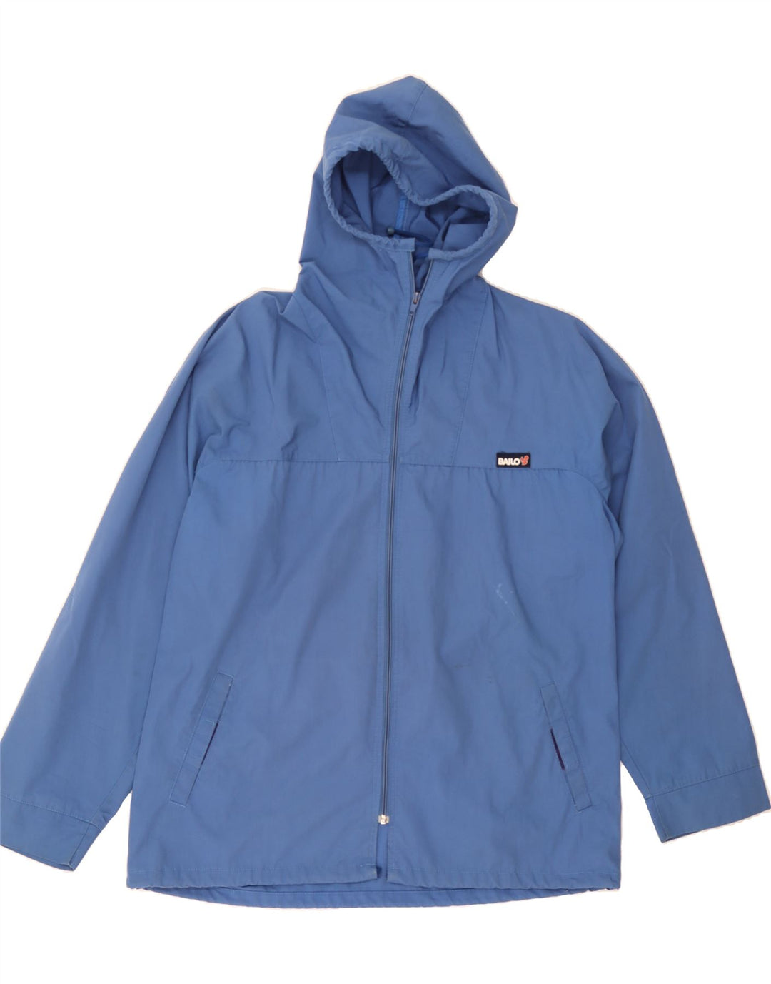 BAILO Mens Hooded Bomber Jacket IT 56 3XL Blue Polyester Vintage Bailo and Second-Hand Bailo from Messina Hembry 