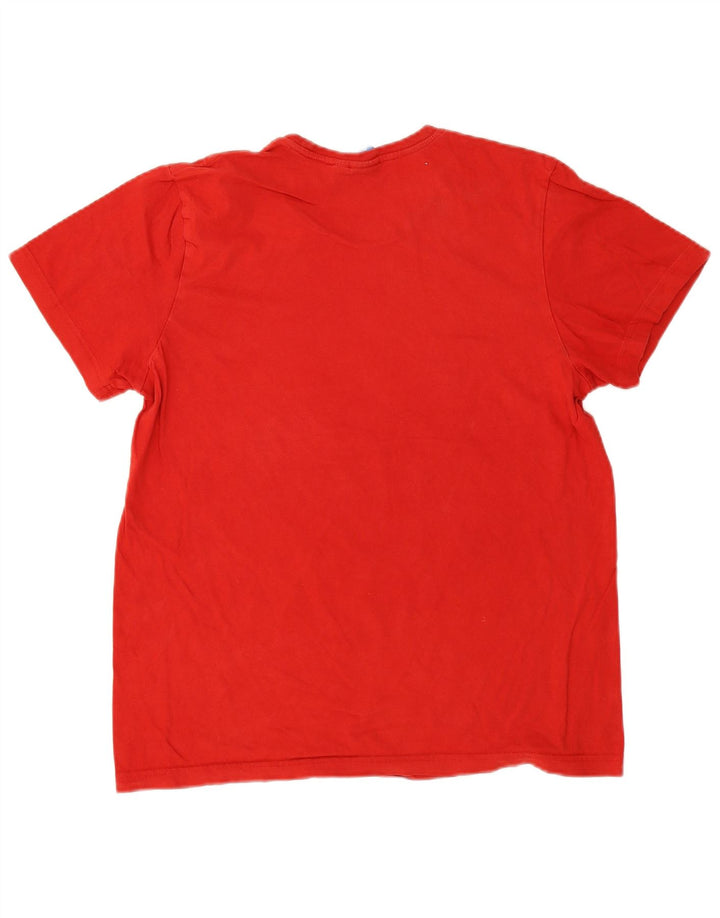 Ανδρικό γραφικό T-Shirt Adidas Top μεγάλο κόκκινο