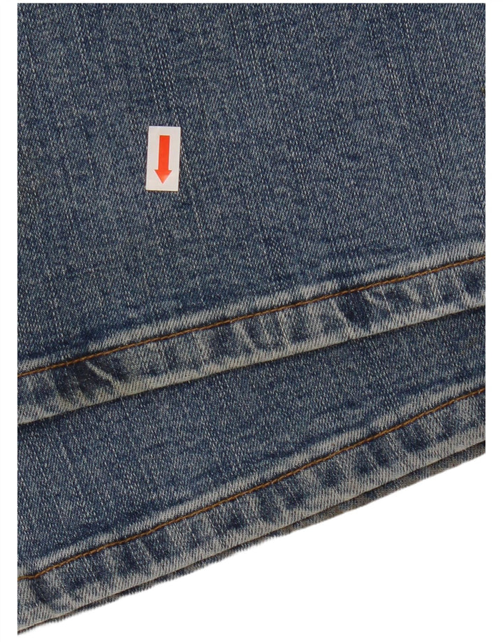 WRANGLER Ανδρικό Texas Stretch Straight Jeans W38 L32 Μπλε βαμβακερό