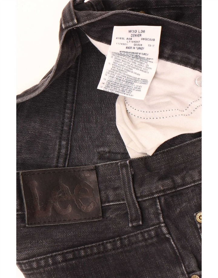 Lee Mens Denver Bootcut Jeans W33 L36 Μαύρο βαμβακερό