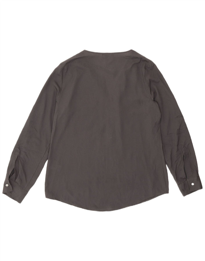 Γυναικεία μακρυμάνικη μπλούζα Calvin Klein Top UK 14 Μεσαίου Γκρι Πολυεστέρας