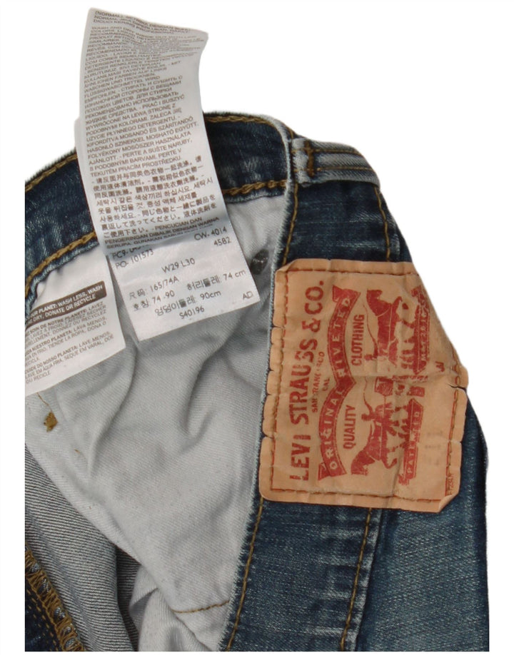 LEVI'S Γυναικείο 511 Slim Jeans W29 L30 Μπλε Βαμβακερό