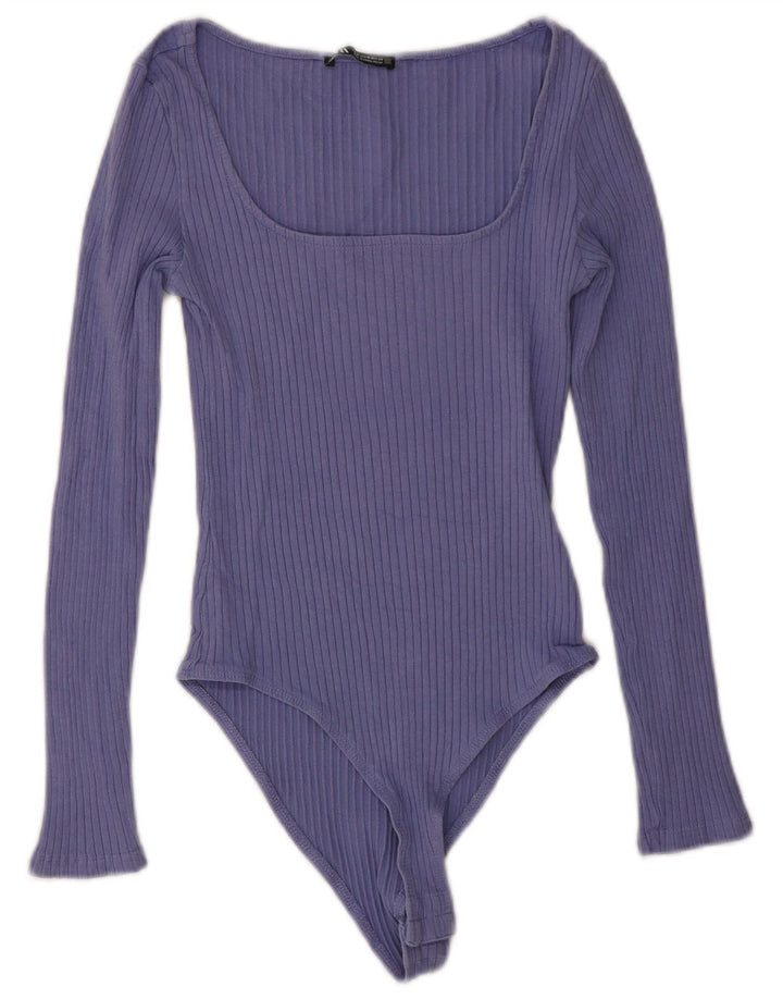 Zara γυναικείο μακρυμάνικο κορμάκι UK 12 Medium Purple
