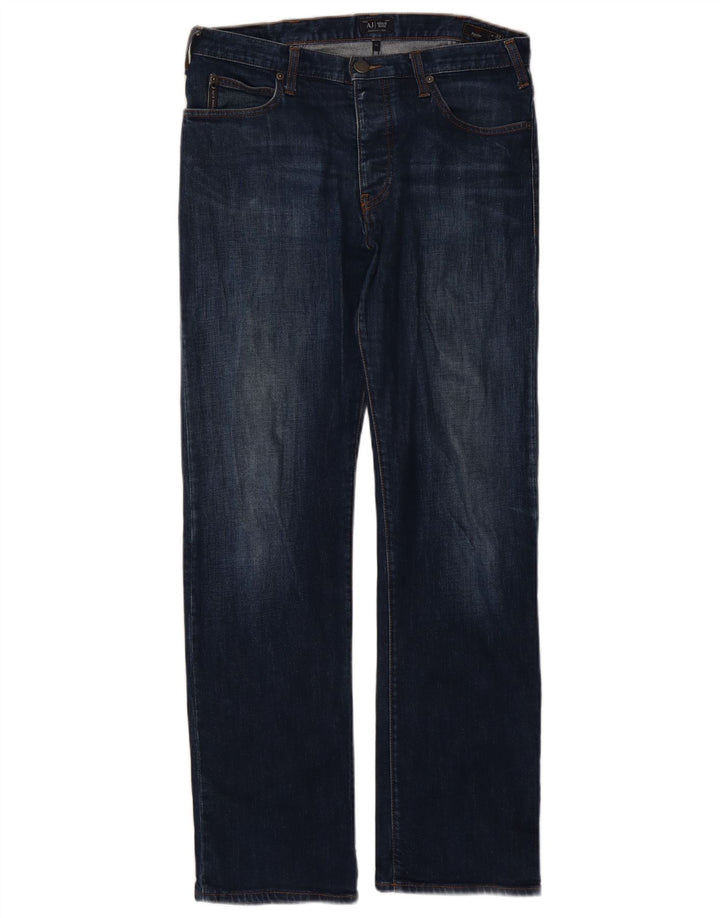 Γυναικείο Armani Regular Fit Straight Jeans W32 L31 Μπλε βαμβακερό