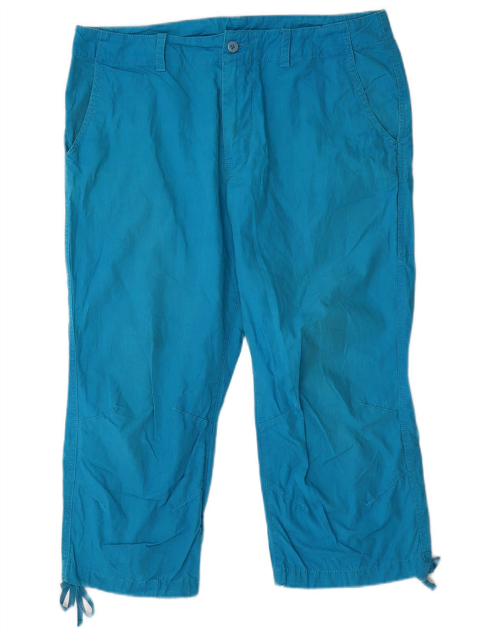 KAPPA Γυναικείο Παντελόνι ίσιο Κάπρι Τέλεια Εφαρμογή IT 48 XL W34 L20 Μπλε