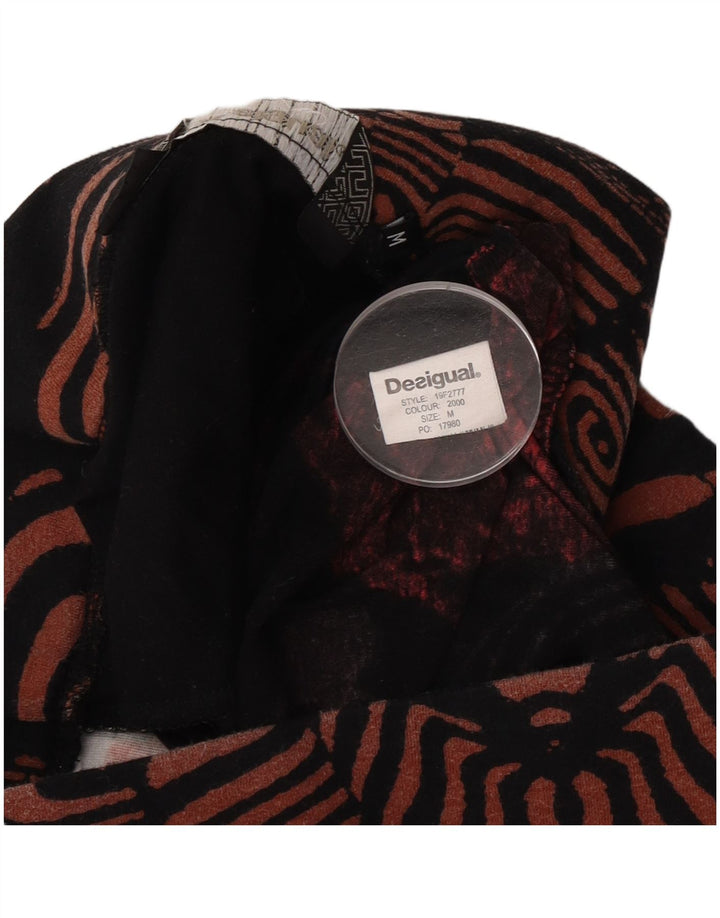 Desigual Γυναικεία γραφική φούστα A-Line Medium W30 Black Patchwork