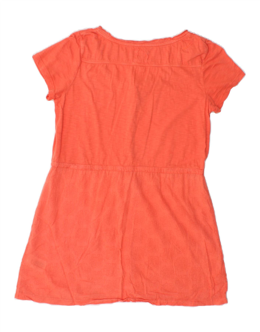 WHITE STUFF Womens A-Line Dress UK 10 Small Orange Cotton Vintage White Stuff and Second-Hand White Stuff from Messina Hembry 