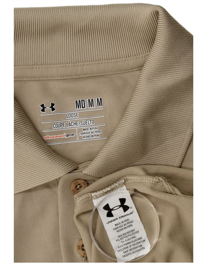 Ανδρικό πουκάμισο πόλο UNDER Armour Medium Beige Polyester