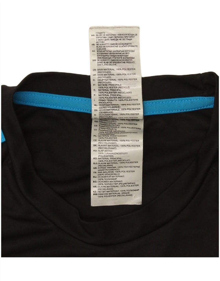 Ανδρικό T-Shirt Adidas Top Μικρό Μαύρο Πολυεστέρα