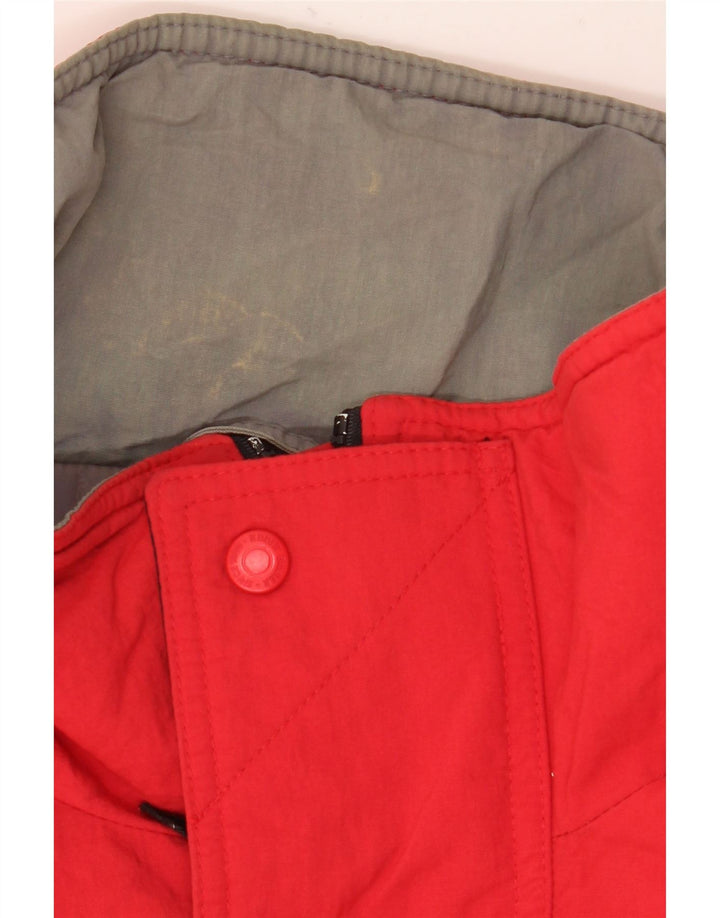 Eddie Bauer Ανδρικό μπουφάν με επένδυση UK 42 XL κόκκινο βαμβακερό