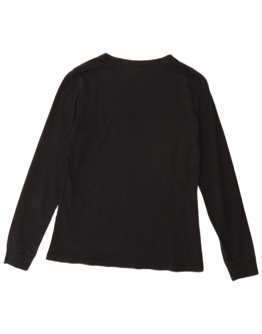 Γυναικείο γραφικό τοπ NIKE μακρυμάνικο UK 10 Small μαύρο