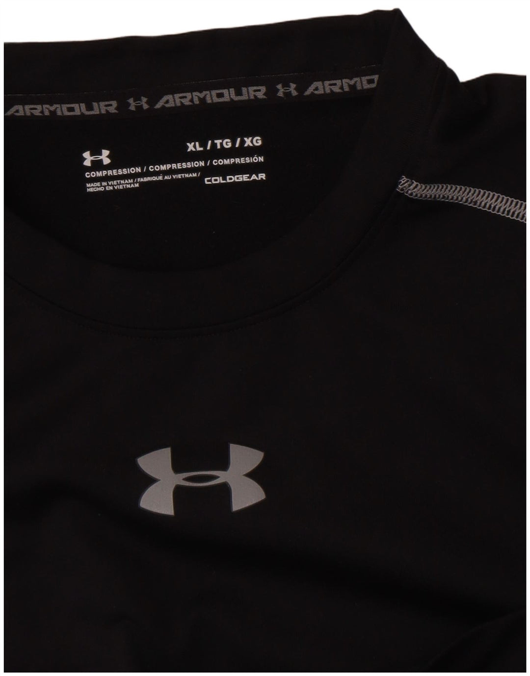 Under Armour Ανδρικό Μακρυμάνικο Μπλουζάκι Συμπίεσης XL Μαύρο