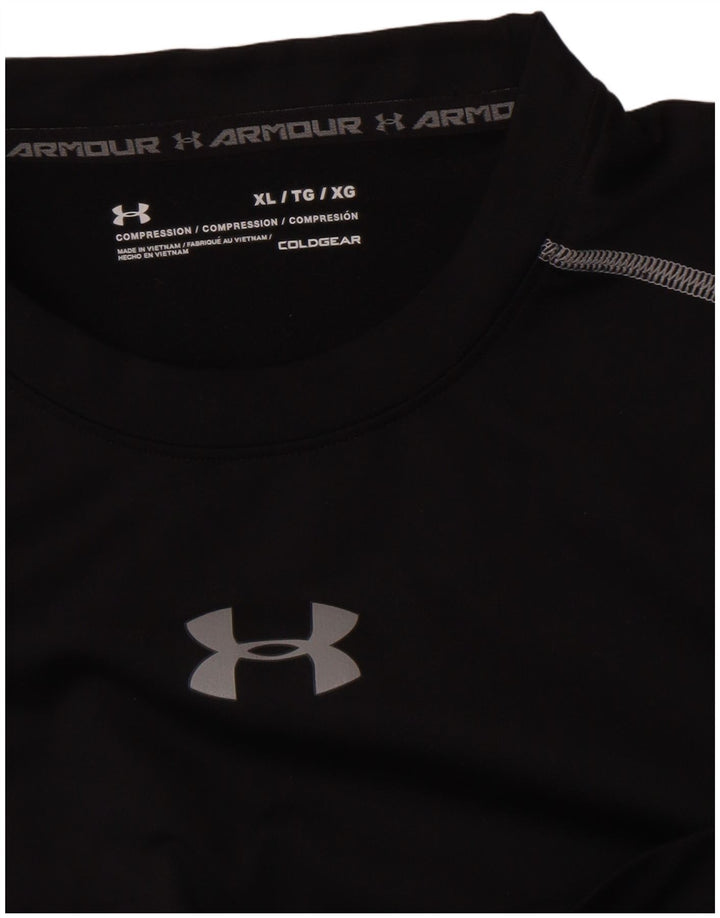 Under Armour Ανδρικό Μακρυμάνικο Μπλουζάκι Συμπίεσης XL Μαύρο