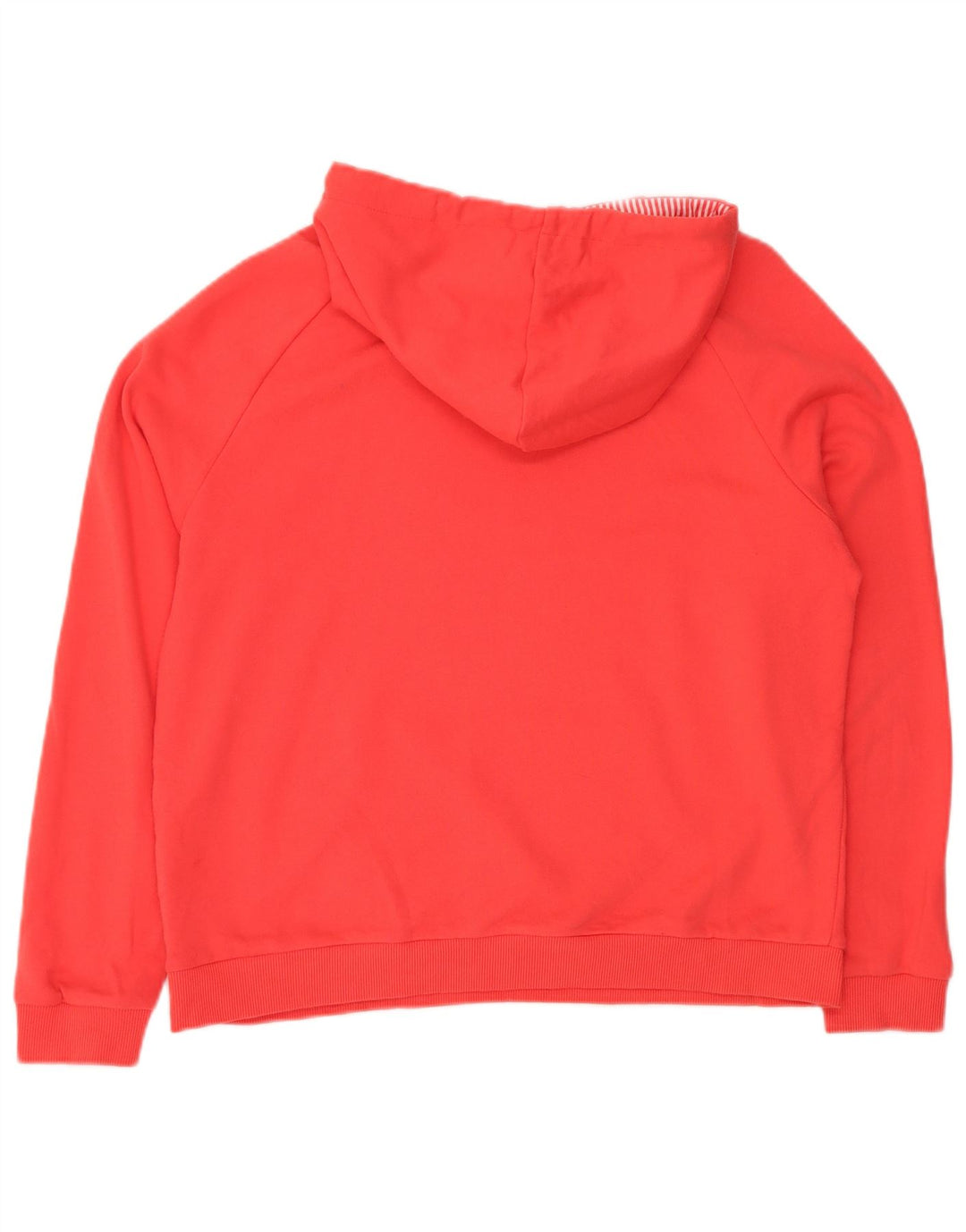 JOULES Γυναικείο Hoodie Jumper UK 14 Μεγάλο Βαμβακερό κόκκινο