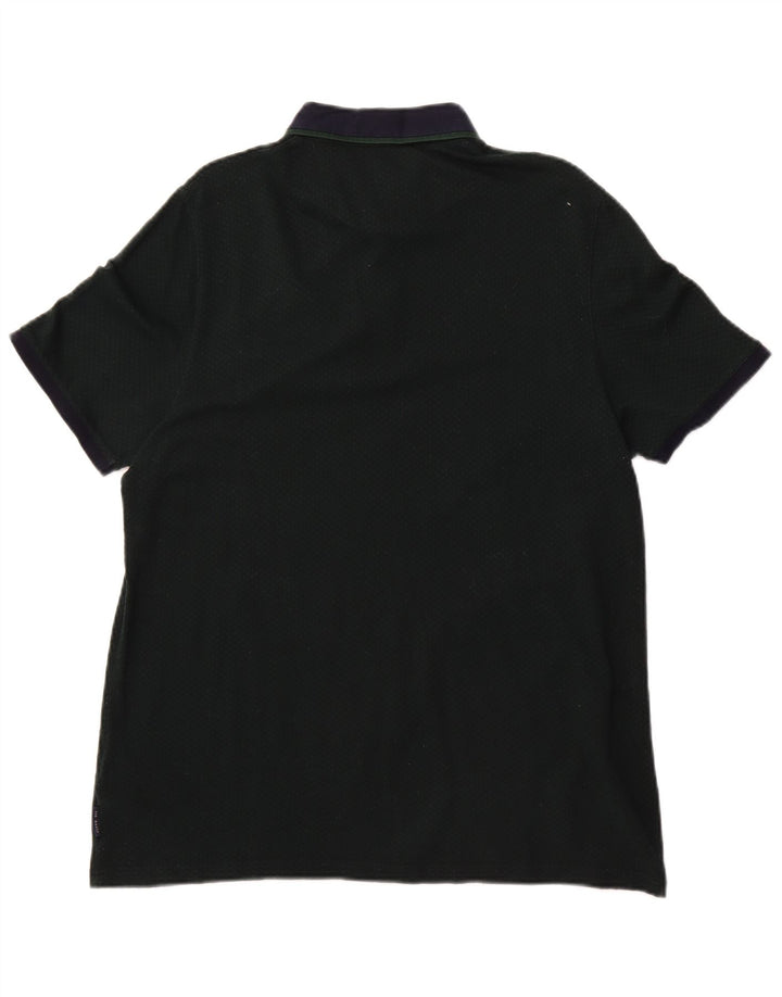 Ανδρικό μπλουζάκι πόλο Ted Baker 6 2XL Πράσινο βαμβάκι Argyle/Διαμάντι