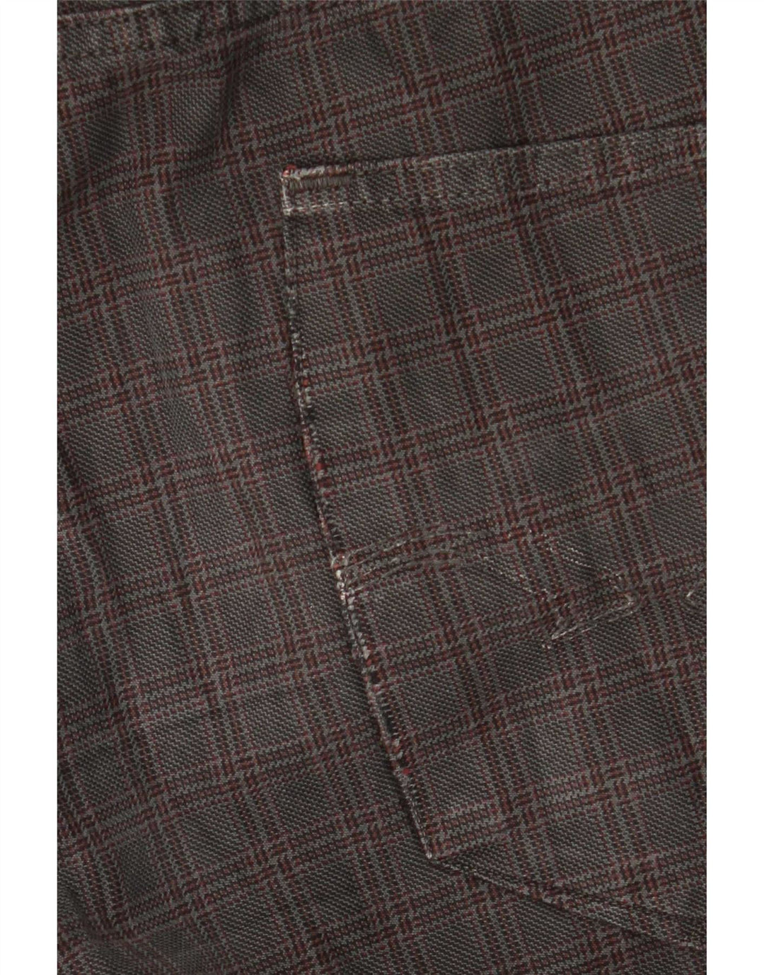 Ανδρικό ίσιο casual παντελόνι Trussardi W36 L32 Grey Check