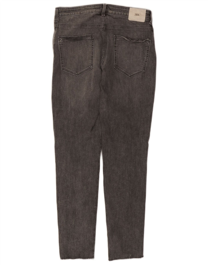 Zara Γυναικείο Slim Jeans EU 42 Large W32 L28 Grey