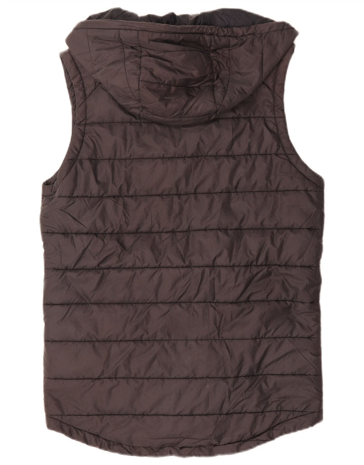 Nike ανδρική κουκούλα με επένδυση Gilet UK 36 Μικρός μαύρος πολυεστέρας
