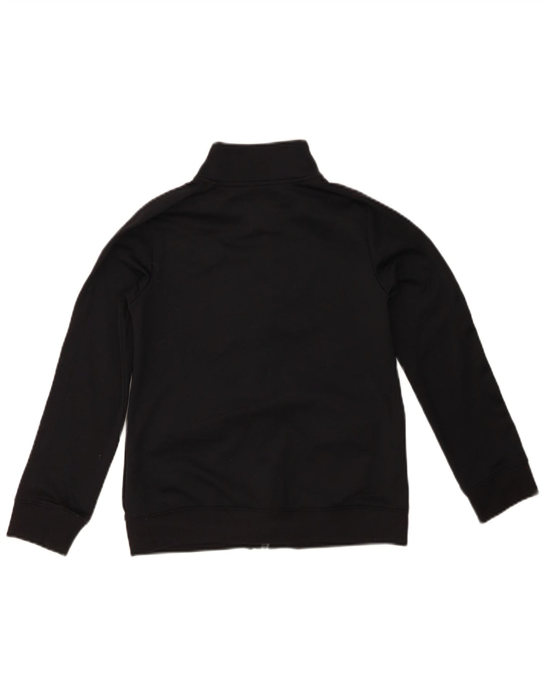 UNDER ARMOUR Boys Tracksuit Top Jacket 9-10 Years Medium Black Polyester