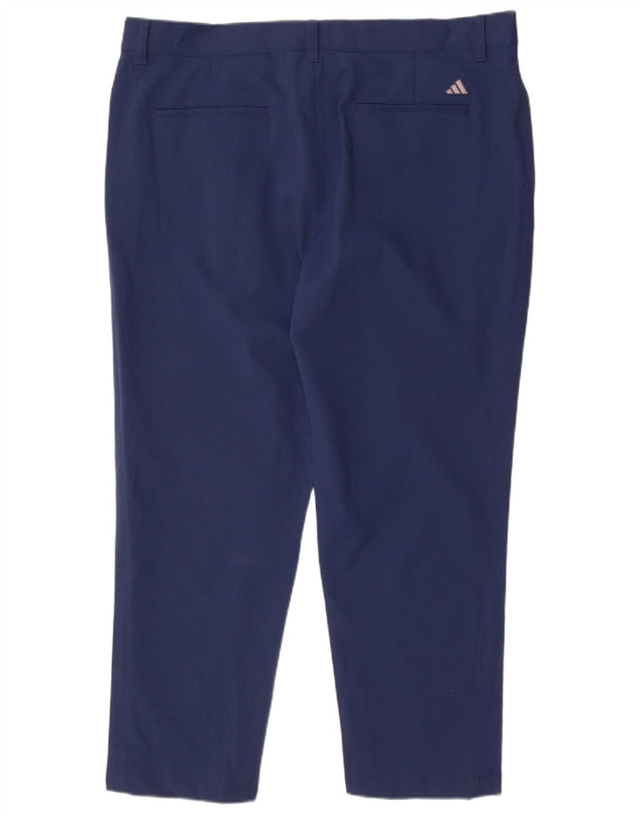 Ανδρικό παντελόνι Chino με καρφίτσες Adidas W38 L28 Navy Blue Polyester